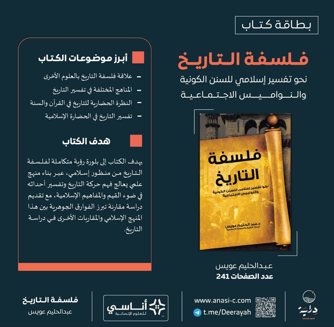 كتاب فلسفة التاريخ — إنفوجرافيك 1